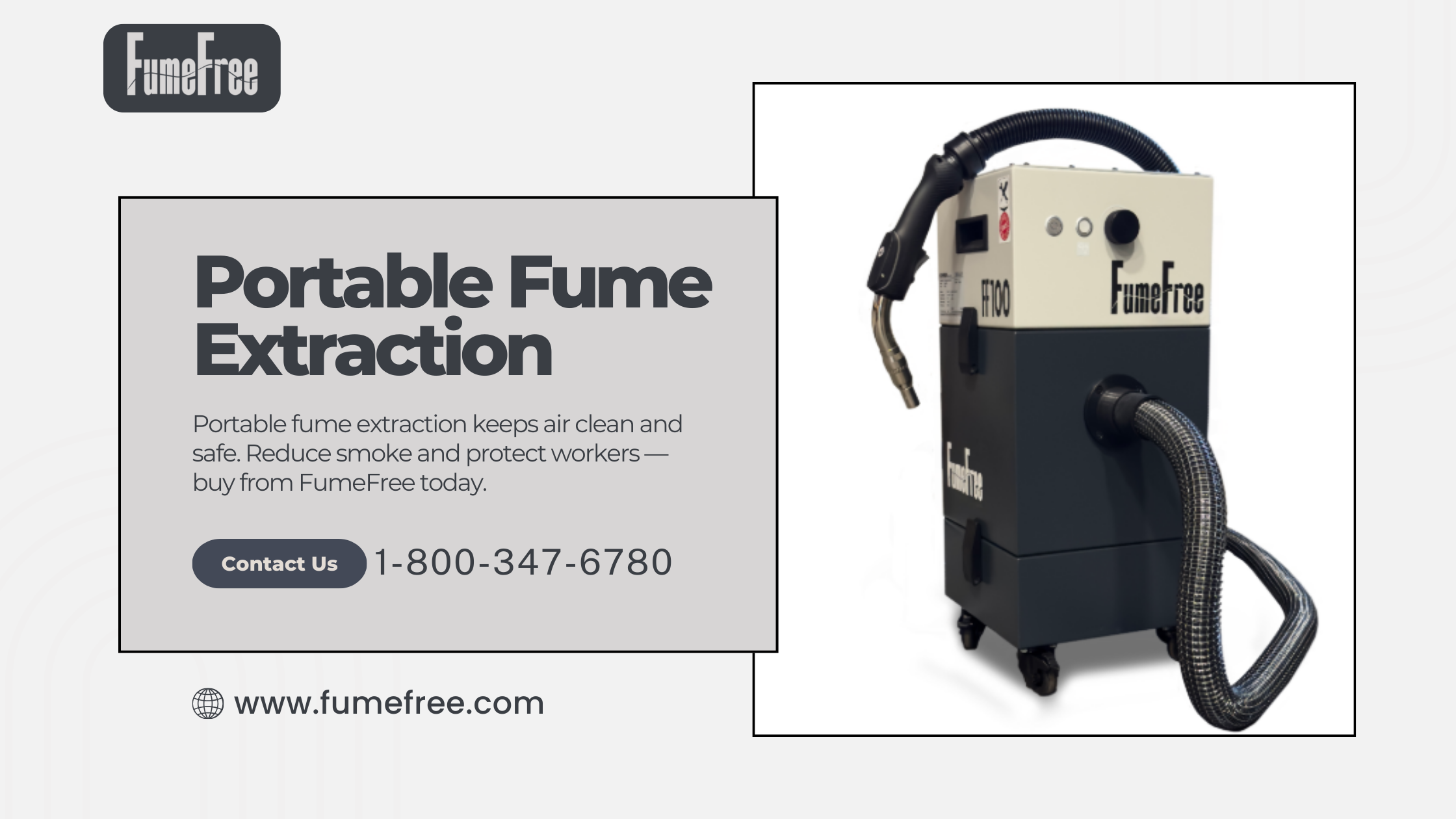 Portable Welding Fume Extractor | Fumefree