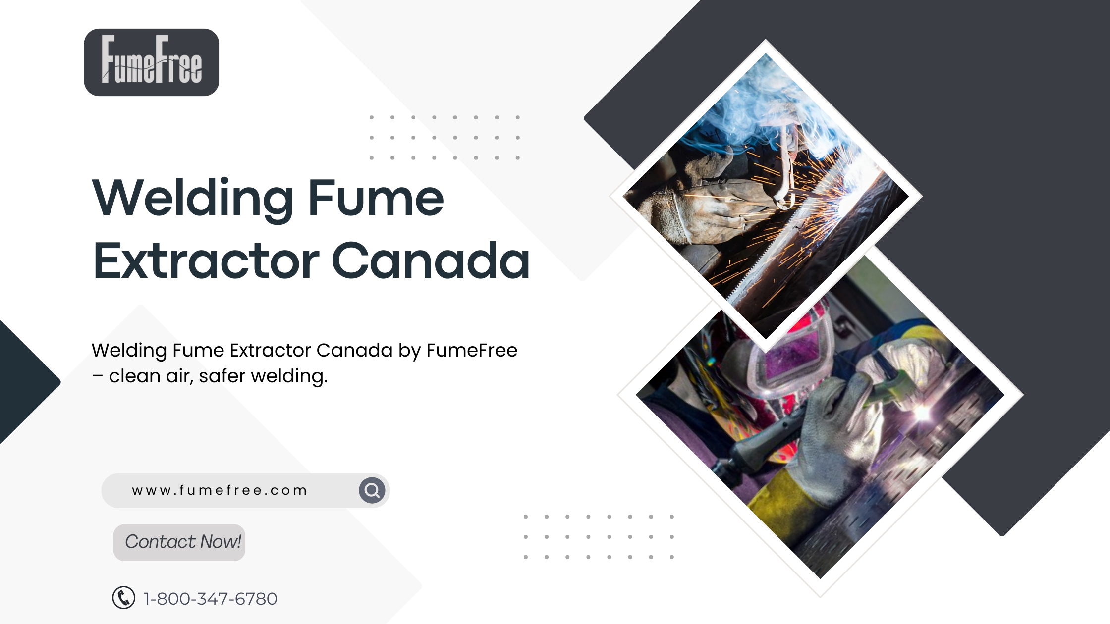 Welding Fume Extractor Canada | FumeFree